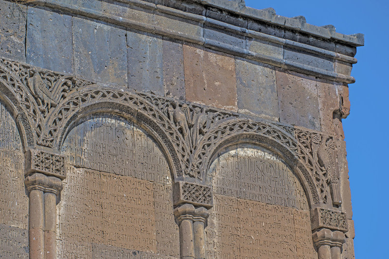Ani church of St Gregory of Tigran Honents South side view arcade 5553