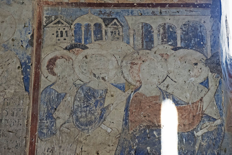Ani Tigran Honents church 6 Interior raising of Lazarus fresco 5584