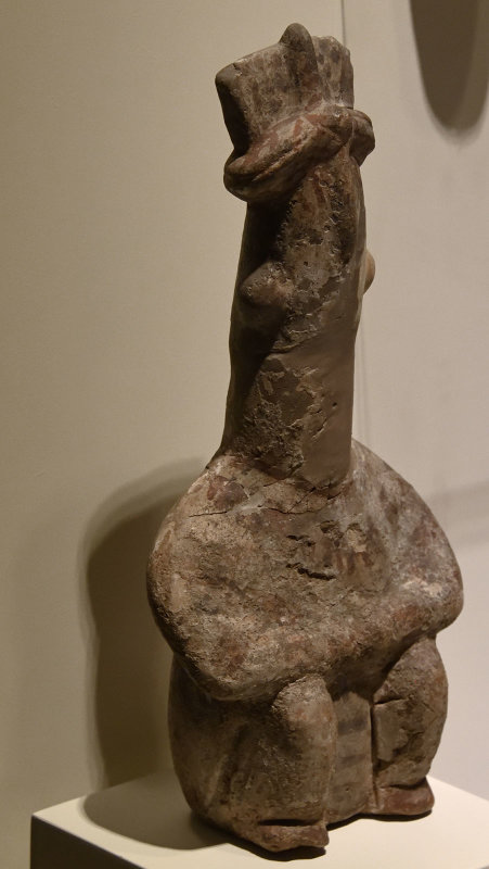 Ankara Anatolian Civilizations Chalcolithic Seated goddess figure june 2019 3219.jpg