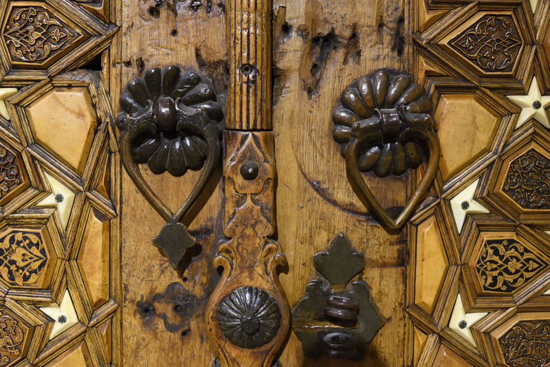 Ankara Ethnography museum Inner portal Haci Bayram mausoleum june 2019 3627.jpg