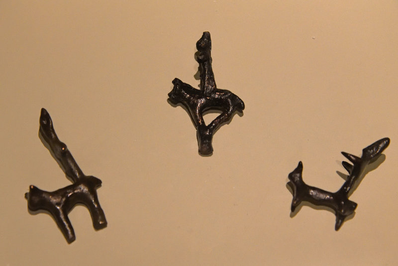 Gaziantep Archaeology museum God on bull figurine sept 2019 4351.jpg