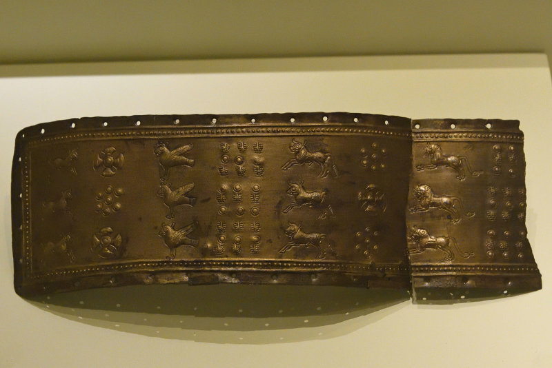 Gaziantep Archaeology museum Urartian Belt fragment sept 2019 4361.jpg