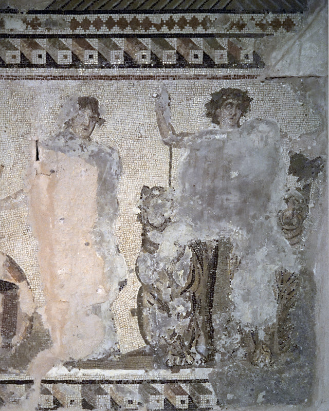 Antakya Archaeology Museum Dionysus triumf mosaic sept 2019 6026.jpg