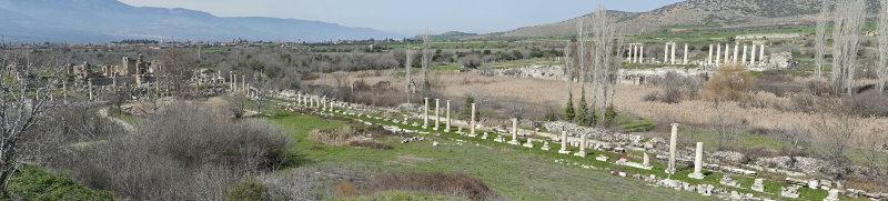 Aphrodisias Southern agora and pool 4445 panorama.jpg