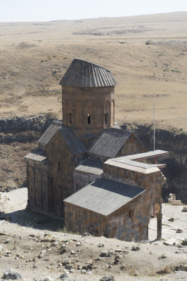 Ani church of St Gregory of Tigran Honents View from northwest high up 5520
