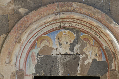 Ani church of St Gregory of Tigran Honents Entrance west side view detail 5559