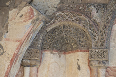 Ani church of St Gregory of Tigran Honents Entrance west side view detail 5562