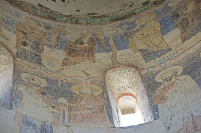 Ani Tigran Honents church 41 Interior Dome fresco 5599