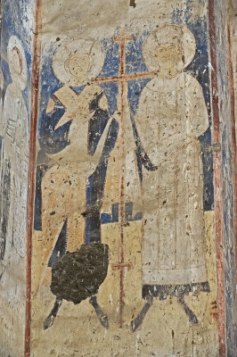 Ani Tigran Honents church 23 Interior True cross fresco 5608
