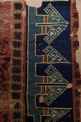 Istanbul Turkish and Islamic arts museum Anatolian Seljuk carpet Konya 14th C june 2019 2267