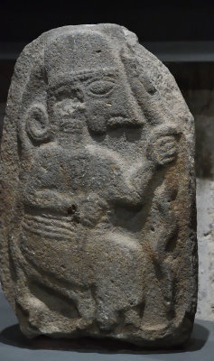 Adana Archaeological Museum Late Hittite Basalt Stele Islahiye 1 0220.jpg