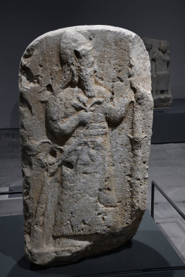 Adana Archaeological Museum Late Hittite Basalt Stele of Atika 0226.jpg