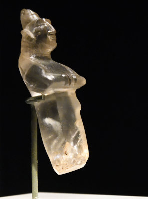 Adana Archaeological Museum Quartz God figurine Hittite empire 0252.jpg