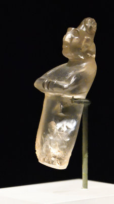 Adana Archaeological Museum Quartz God figurine Hittite empire 0714.jpg