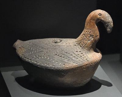 Adana Archaeological Museum Zoomorphic rhyton Terra cotta Hittite empire 0247.jpg
