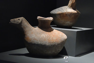 Adana Archaeological Museum Zoomorphic rhyton Terra cotta Hittite empire 0250.jpg