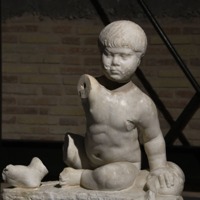 Adana Archaeological Museum Roman era Child statue 2nd AD 0479.jpg