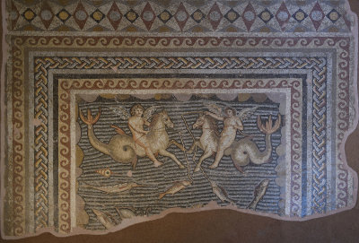 Adana Archaeological Museum Erotes Mosaic mid 2nd AD 0347b.jpg