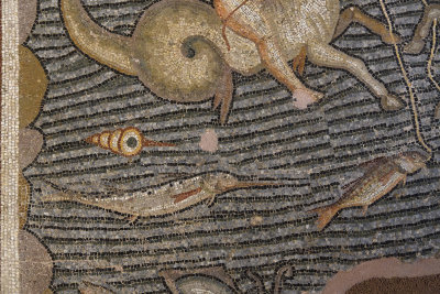 Adana Archaeological Museum Erotes Mosaic mid 2nd AD 0770.jpg