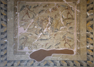 Adana Archaeological Museum Thetys mosaic 1 3rd AD 0353a.jpg