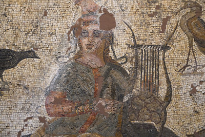 Adana Archaeological Museum Orpheus Mosaic 4th AD 0368.jpg