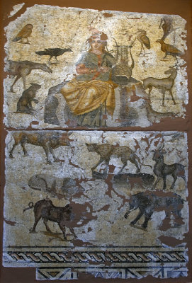 Adana Archaeological Museum Orpheus Mosaic 4th AD 0369.jpg