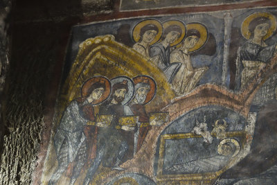 Gumusler Monastery North aisle Nativity 1122.jpg