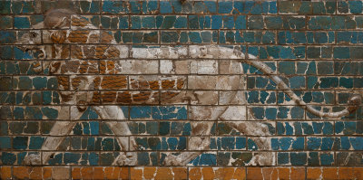 Istanbul Ancient Orient Museum Ishtar Gate animal june 2019 2178.jpg