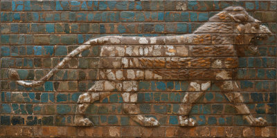 Istanbul Ancient Orient Museum Ishtar Gate animal june 2019 2182.jpg