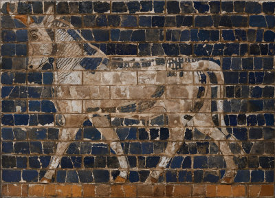 Istanbul Ancient Orient Museum Ishtar Gate animal june 2019 2186.jpg