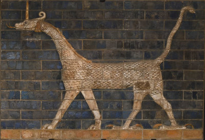 Istanbul Ancient Orient Museum Ishtar Gate animal june 2019 2187.jpg