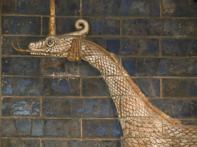 Istanbul Ancient Orient Museum Ishtar Gate animal june 2019 2188.jpg