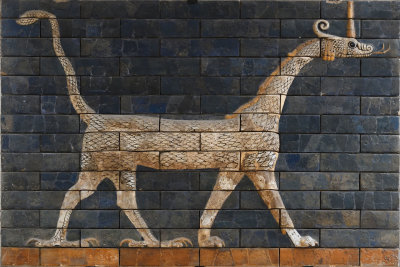 Istanbul Ancient Orient Museum Ishtar Gate animal june 2019 2190.jpg