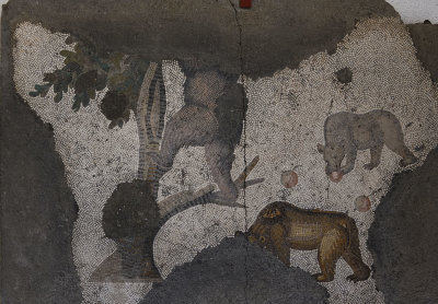 Istanbul Mosaic museum Group of bears june 2019 2519.jpg
