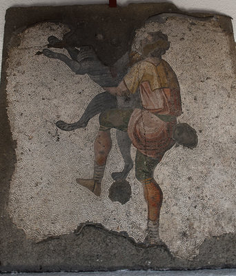 Istanbul Mosaic museum Hunter and dog june 2019 2505.jpg