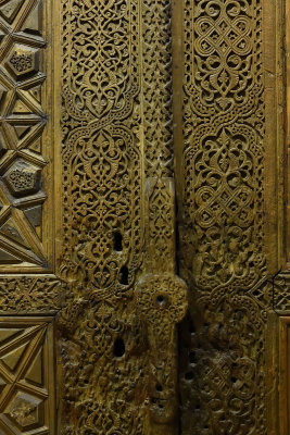 Istanbul Turkish and Islamic arts museum Wooden doors Karamanoglu period Karaman early 15th C june 2019 2284.jpg