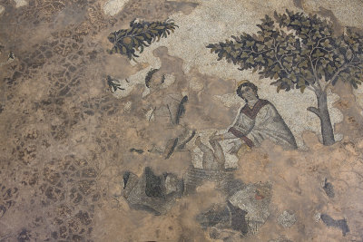 Urfa Haleplibahce Museum Achilles mosaic sept 2019 5100.jpg