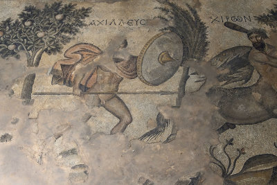 Urfa Haleplibahce Museum Achilles mosaic sept 2019 5118.jpg