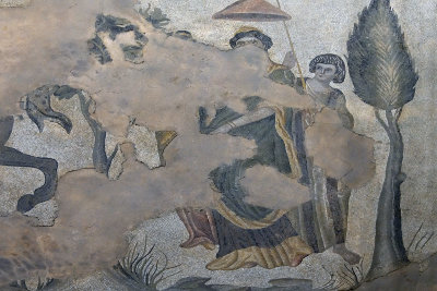 Urfa Haleplibahce Museum Achilles mosaic sept 2019 5123.jpg