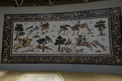 Urfa Haleplibahce Museum Hunting Amazons mosaic sept 2019 5194.jpg