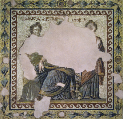 Gaziantep Zeugma Museum Mousai mosaic sept 2019 4068.jpg