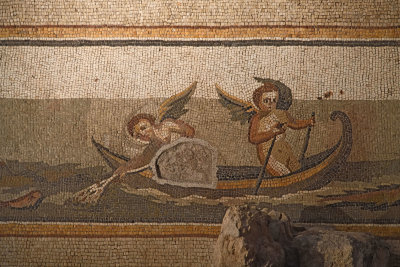 Antakya Museum Hotel Fishing putti border of mosaic sept 2019 5703.jpg