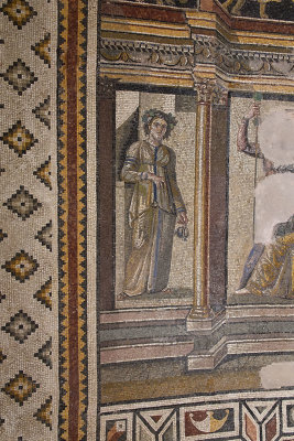 Antakya Archaeological Museum Dionysos and Ariadne mosaic sept 2019 5863.jpg
