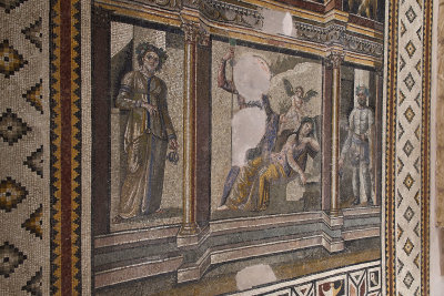 Antakya Archaeological Museum Dionysos and Ariadne mosaic sept 2019 5873.jpg