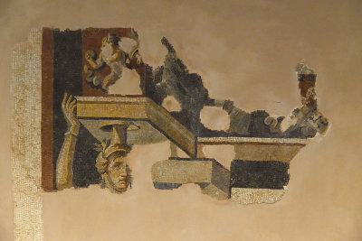 Antakya Archaeology Museum Theatre scenes mosaic sept 2019 6033.jpg