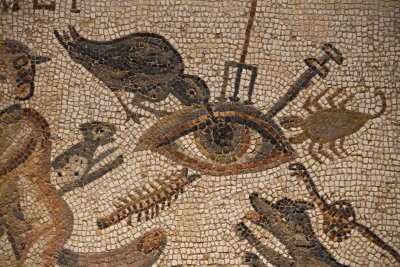 Antakya Archaeology Museum Evil eye mosaic sept 2019 6000.jpg
