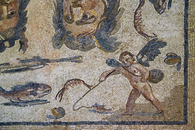 Antakya Archaeology Museum Oceanous and Thetis mosaic sept 2019 6085.jpg