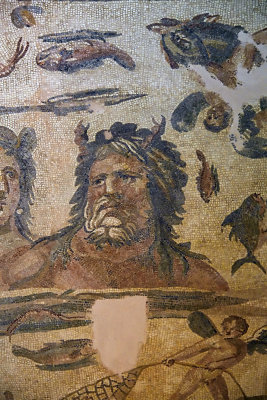 Antakya Archaeology Museum Oceanous and Thetis mosaic sept 2019 6086.jpg