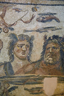 Antakya Archaeology Museum Oceanous and Thetis mosaic sept 2019 6087.jpg