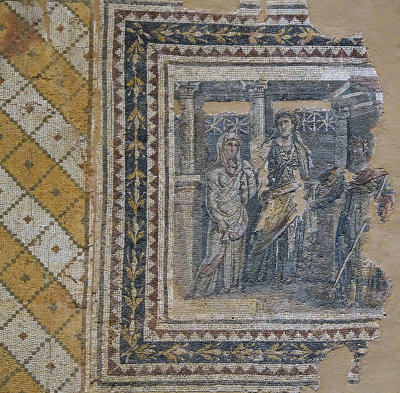 Antakya Archaeology Museum Iphigenia mosaic sept 2019 6151.jpg
